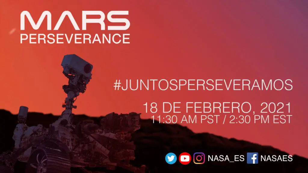La NASA ofrecerá una retransmisión en español para el aterrizaje del Rover Mars Perseverance