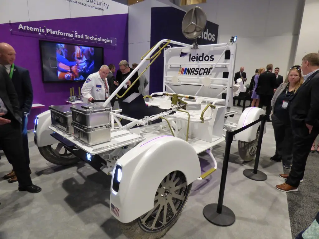 Leidos working with NASCAR on Artemis lunar rover