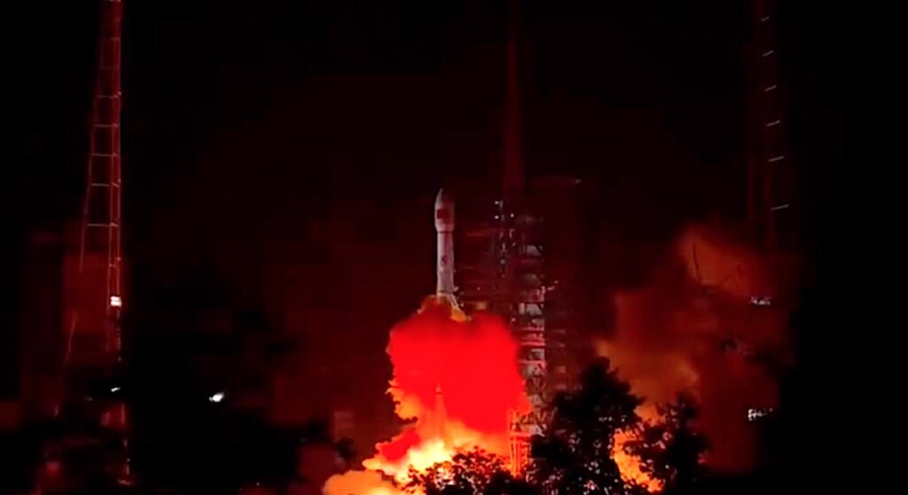 Keeping up busy launch schedule, China launches military telecom satellite