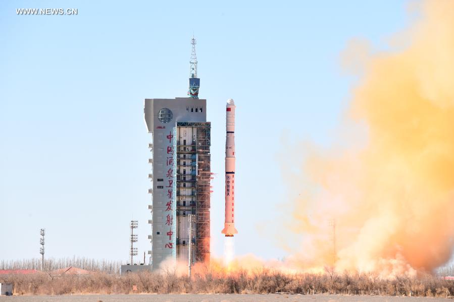China launches military spy satellite trio into orbit