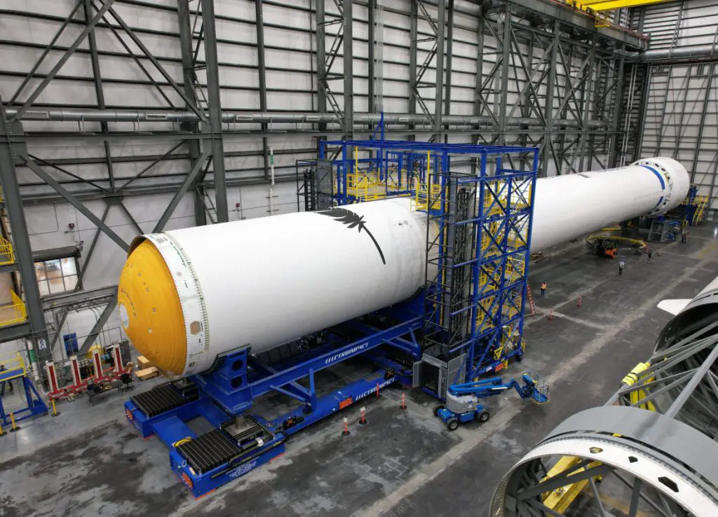 New Glenn hardware assembling at Launch Complex 36