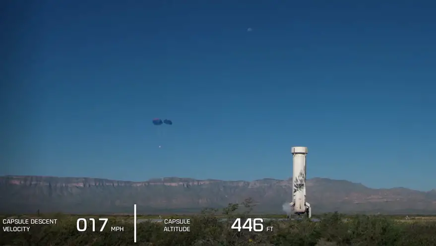 Blue Origin flies payloads on latest New Shepard flight
