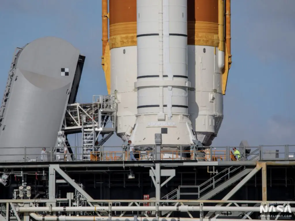 NASA teams take SLS through fueling test to inform launch date