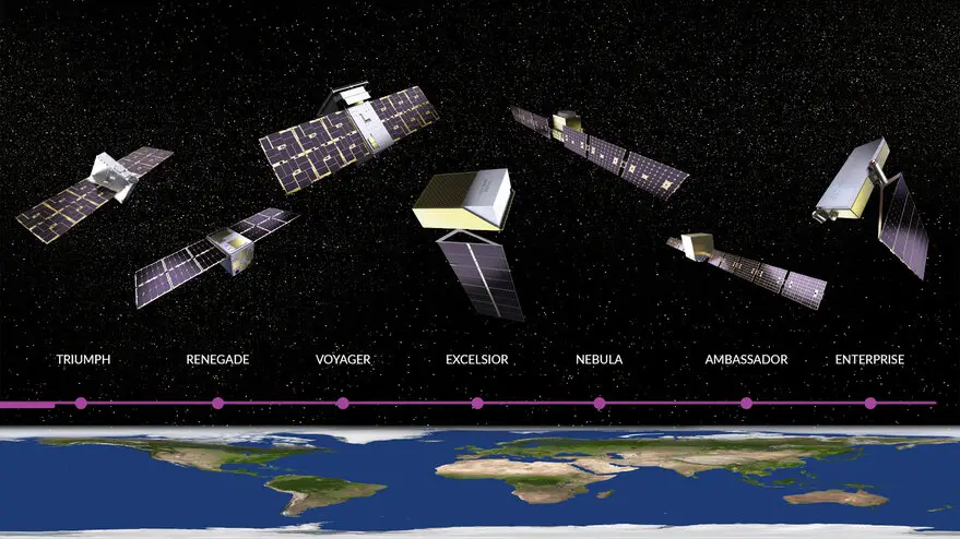 Terran Orbital unveils seven standard satellite buses