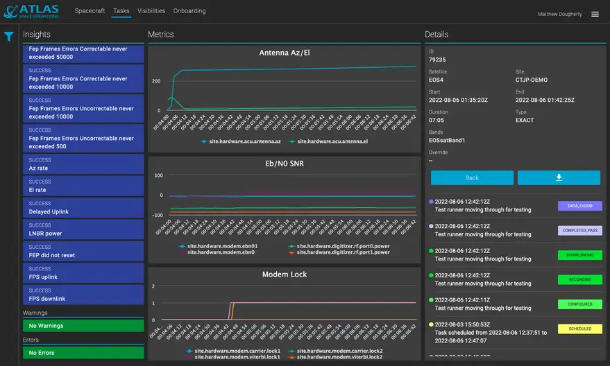 Atlas Space Operations upgrades user interface to ease scheduling