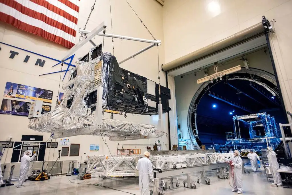 U.S. Space Force’s next missile warning satellite arrives at Florida launch base