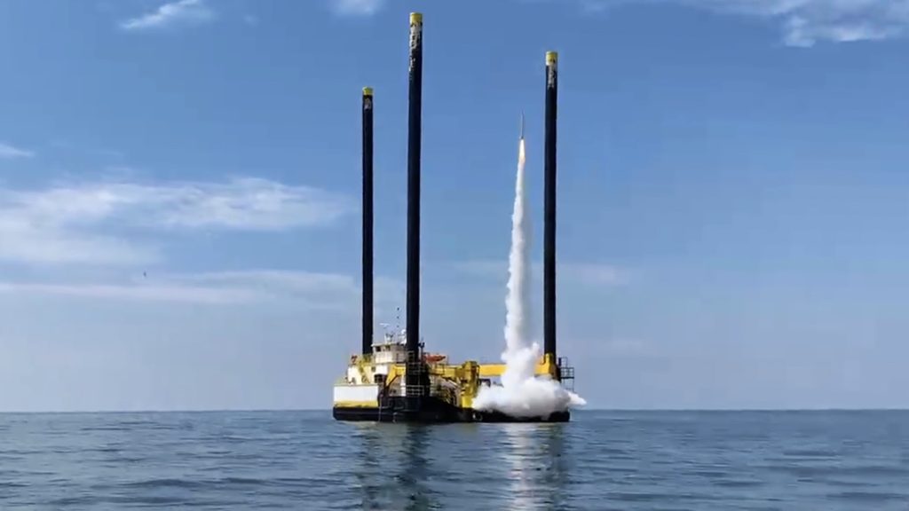 The Spaceport Company demonstrates offshore launch operations