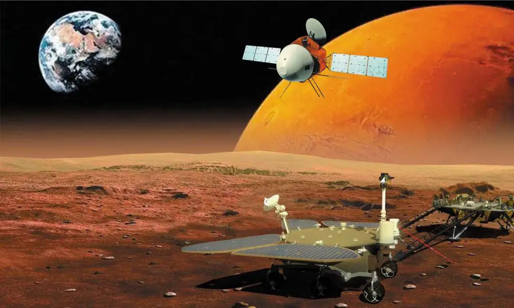 China lands its first probe on Mars