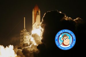 Space Shuttle Night Rocket Launch