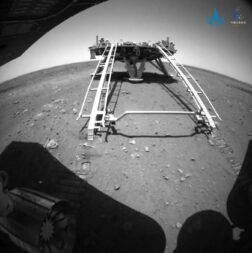 Zhurong rover rolls onto Martian surface a week after landing