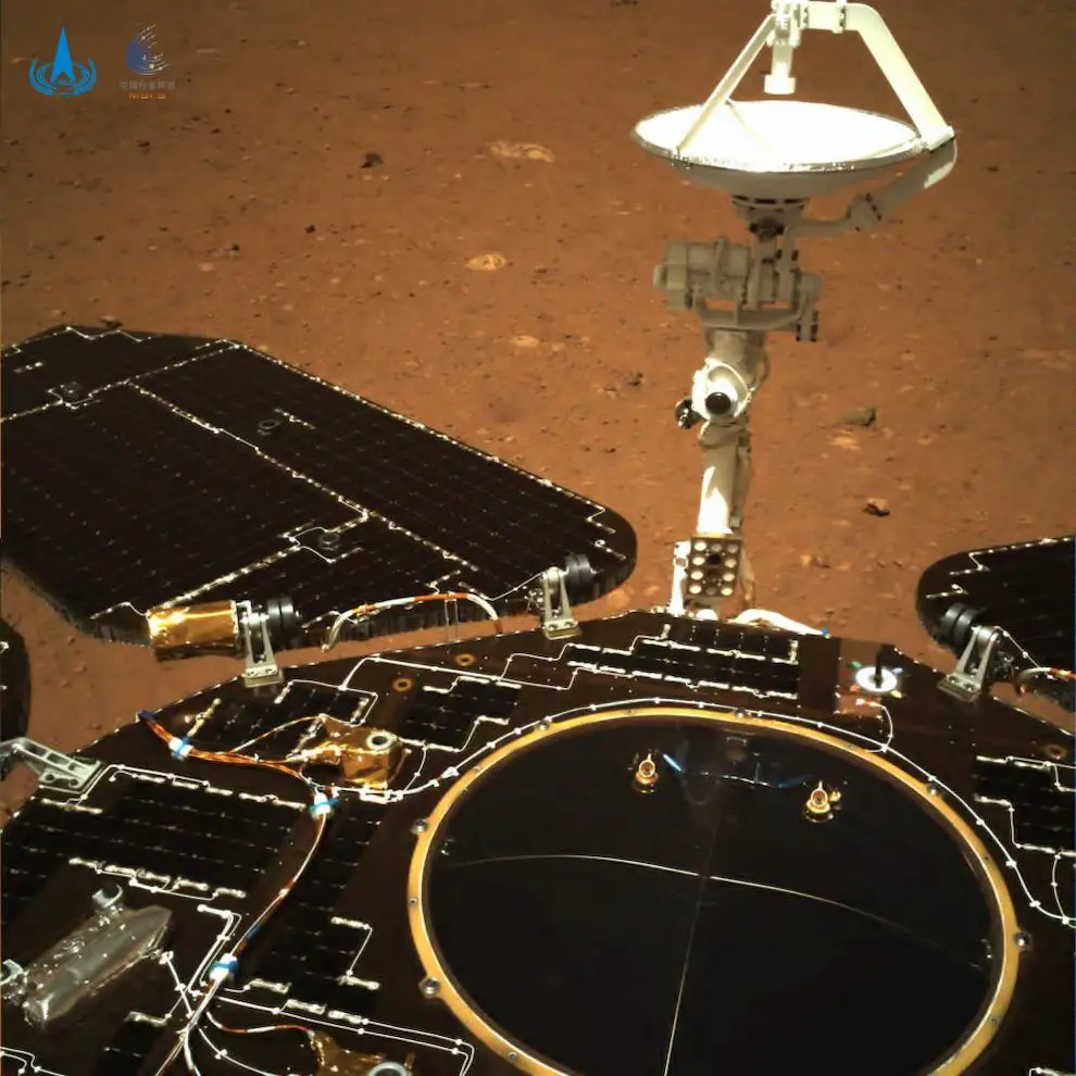 China releases first pictures from Zhurong rover since Mars landing